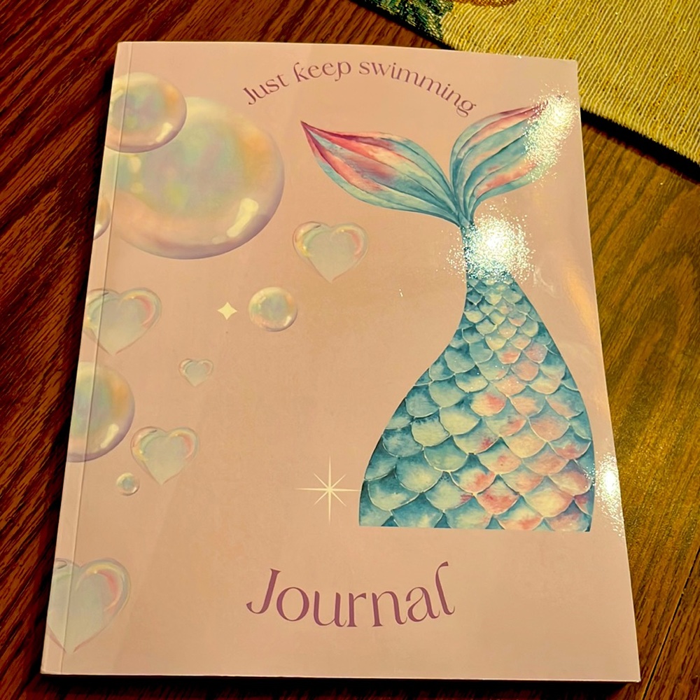 Just keep swimming 200 lined pages journal/Notebook/Smashbook